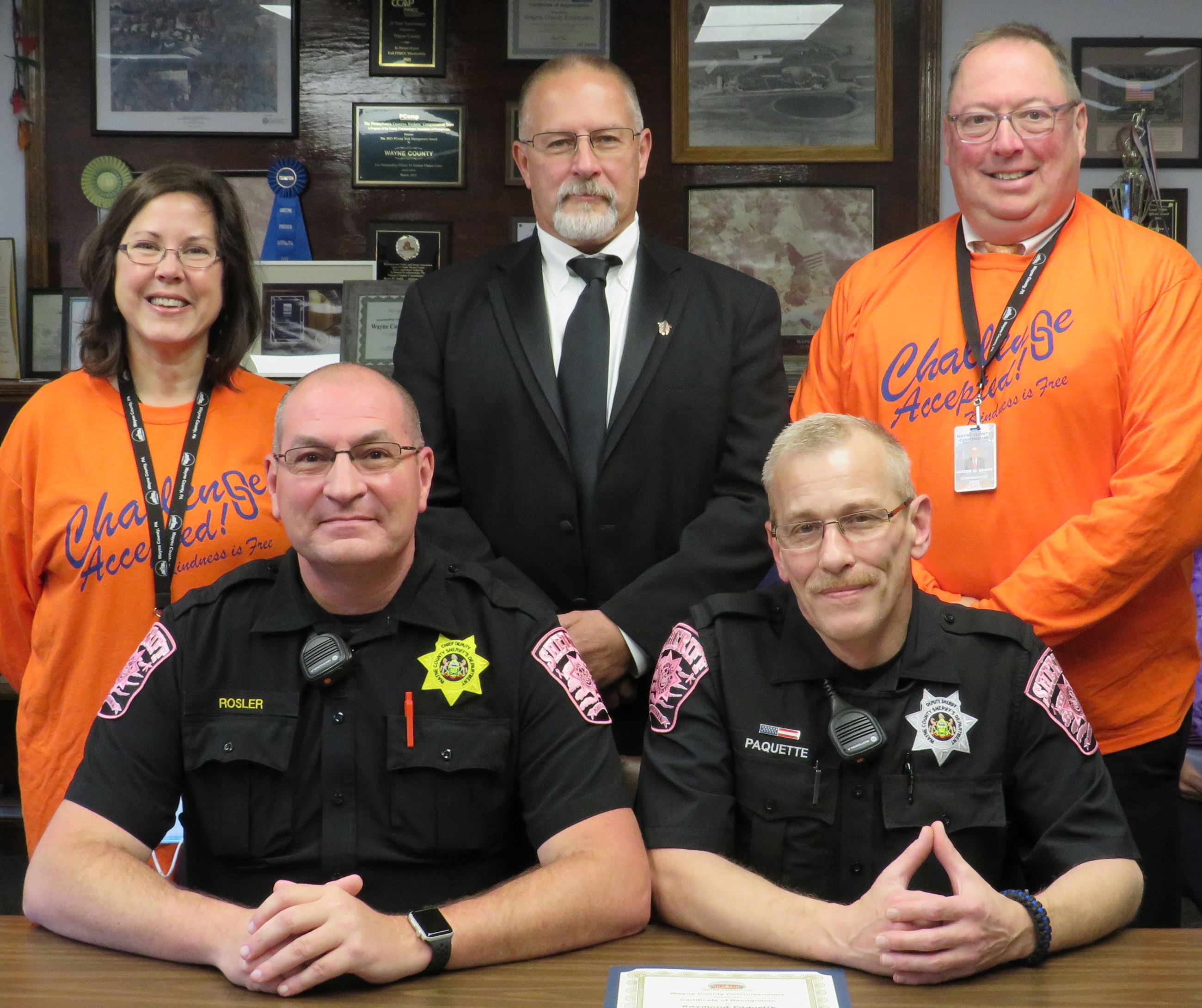 Ray Paquette, Sheriff, 10 years