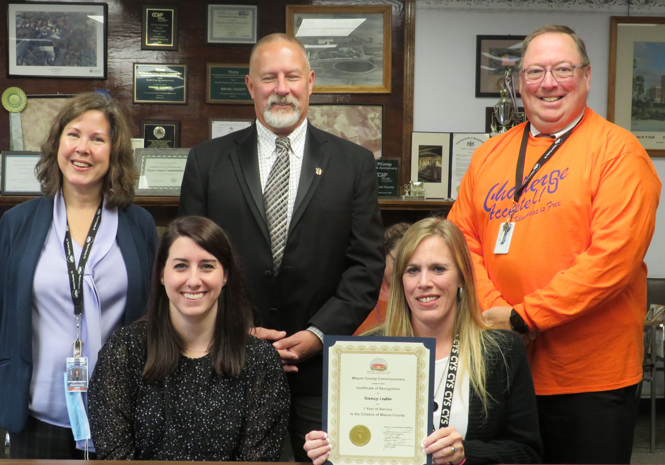 Nancy Lester, CYS, 1 year