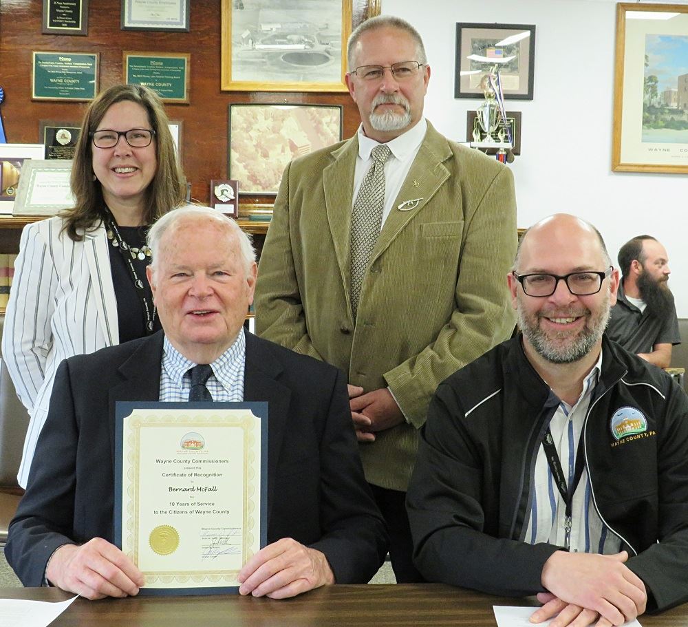 Bernard McFall, Transportation, 10 years