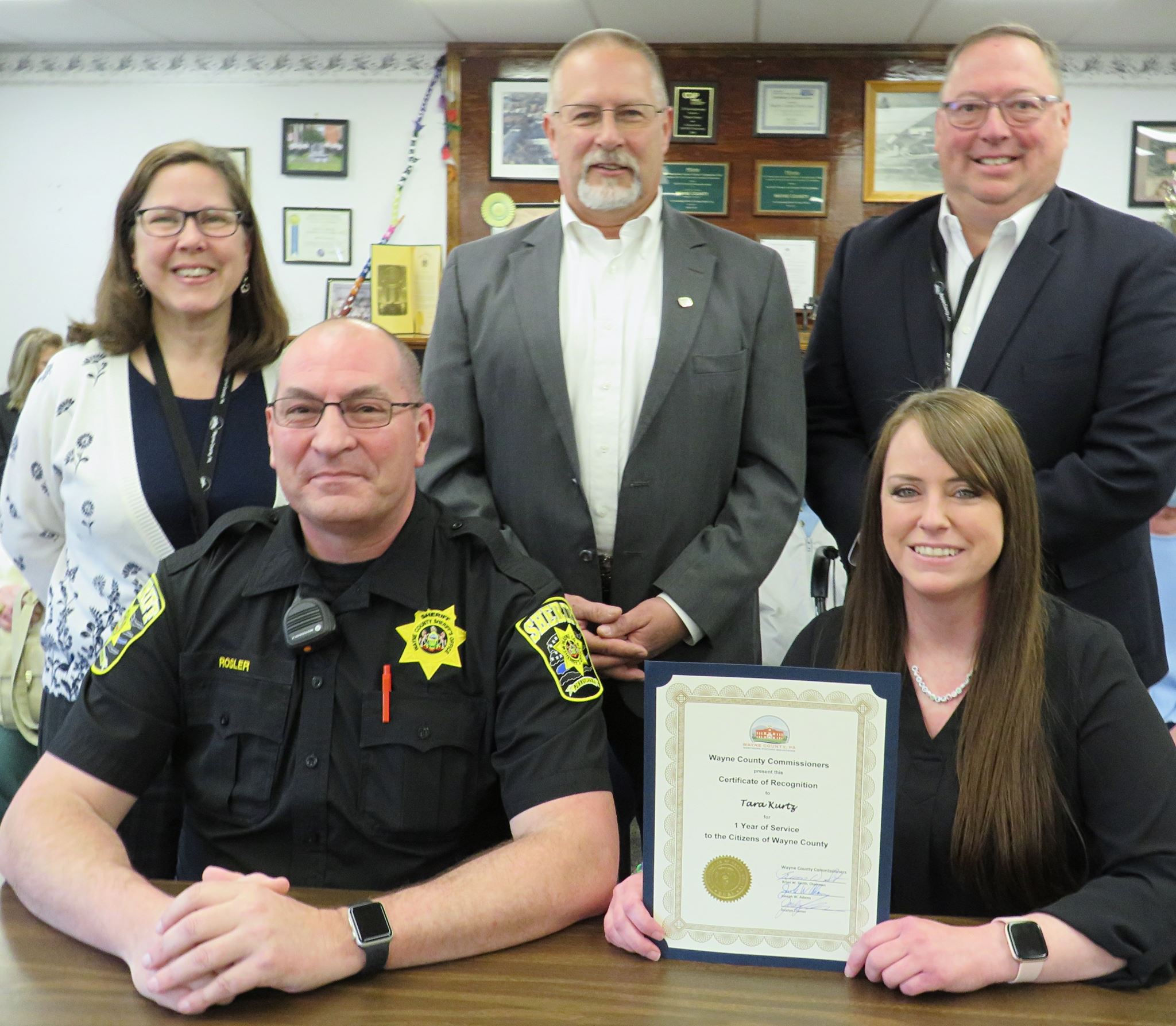 Tara Kurtz, Sheriff, 1 year