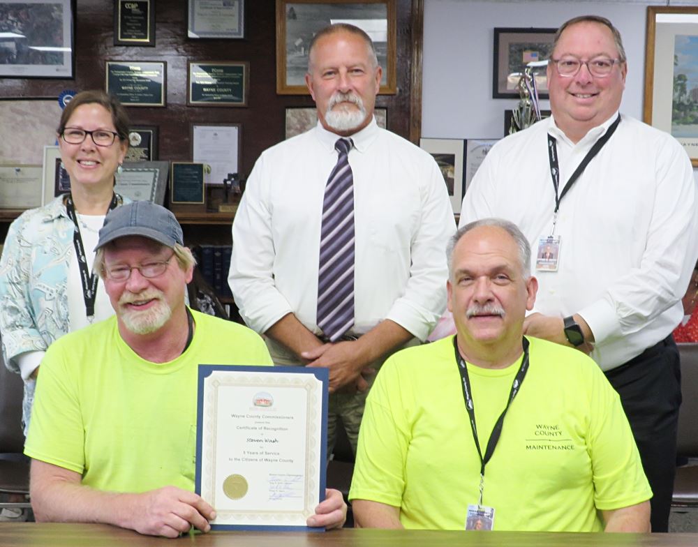 Steve Wash, Maintenance, 5 years