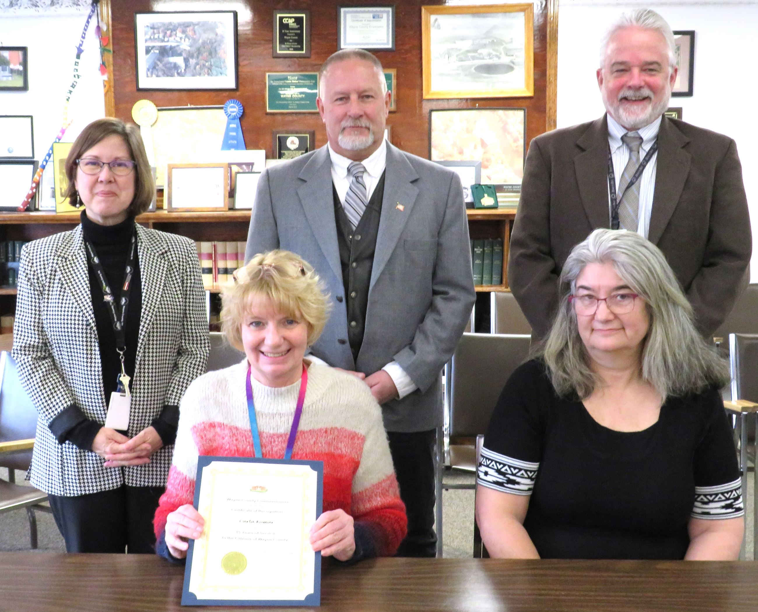 Carla Komar, Auditor, 15 years