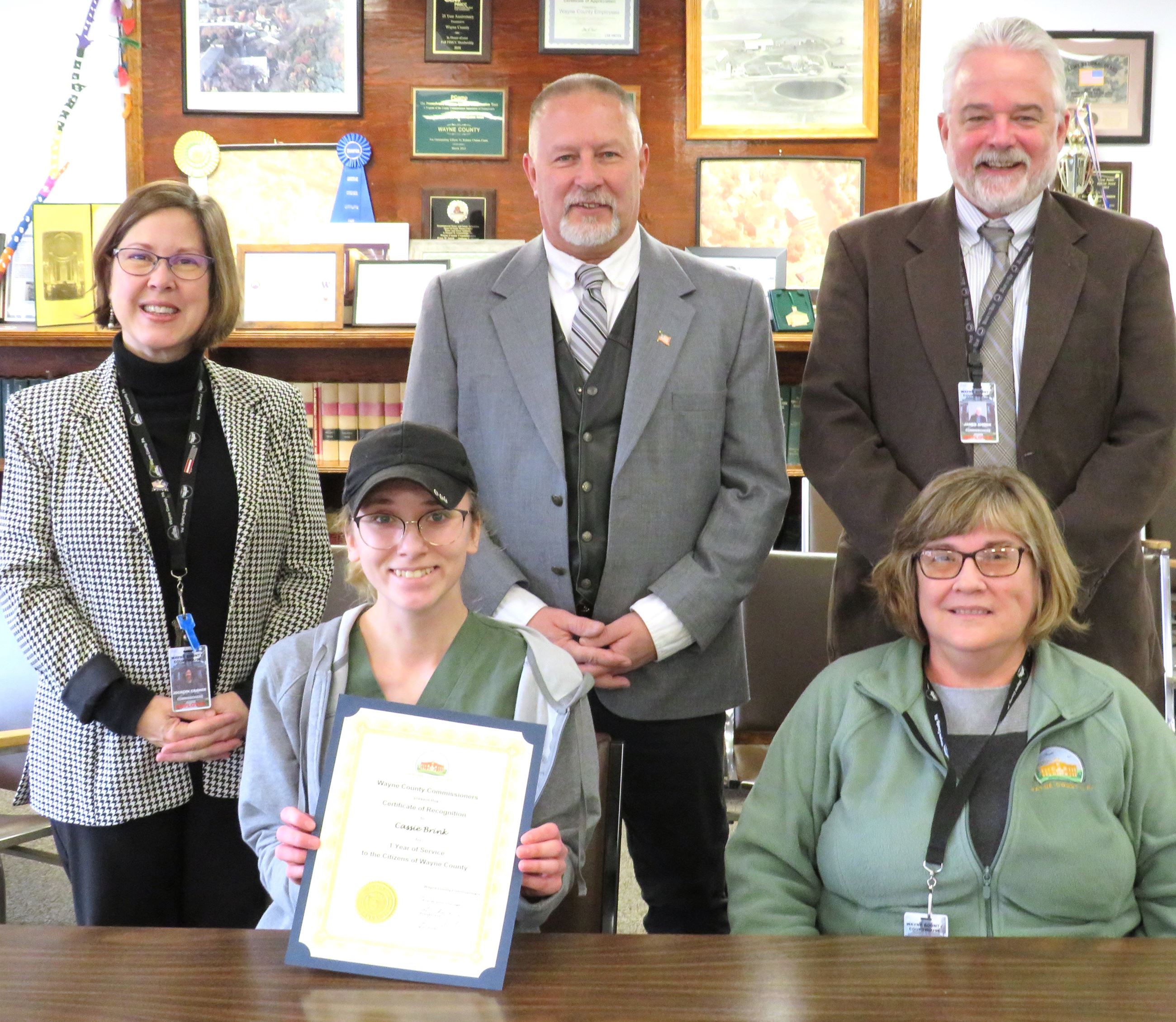 Cassie Brink, Deitary, 1 year