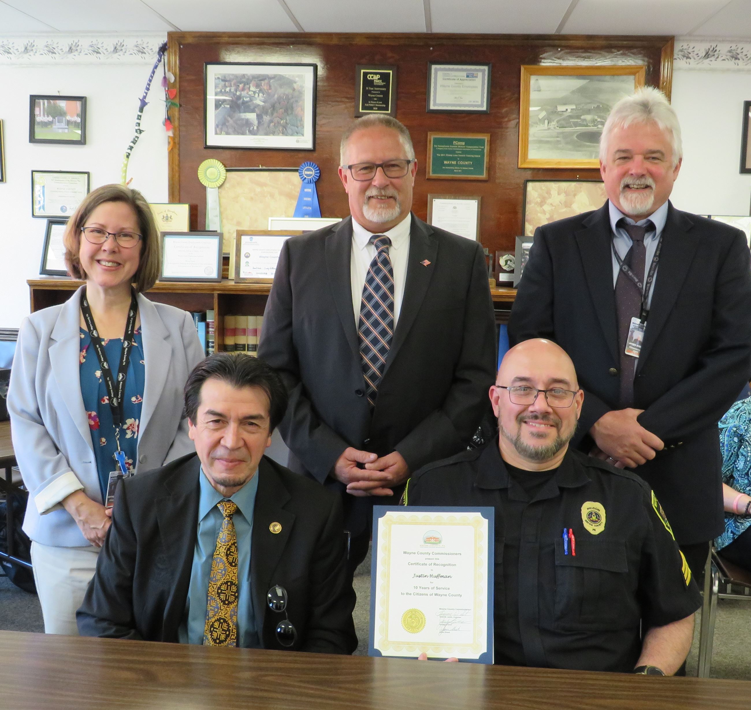 Justin Huffman, Corrections, 10 year